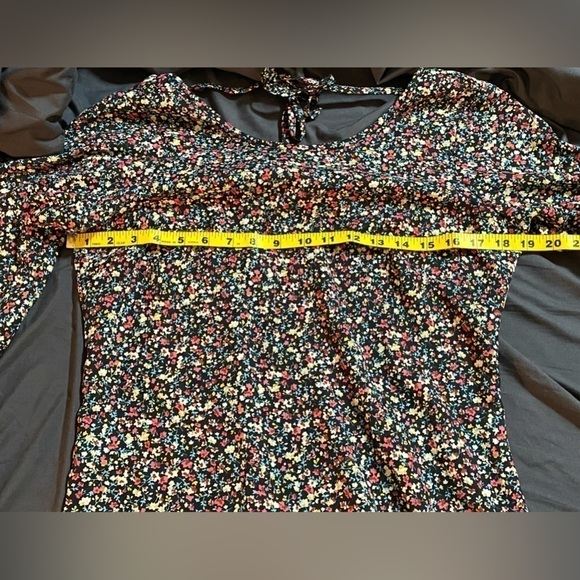 Band of Gypsies Lace floral Sleeve Mod Swing Dress size m - Picture 11 of 11